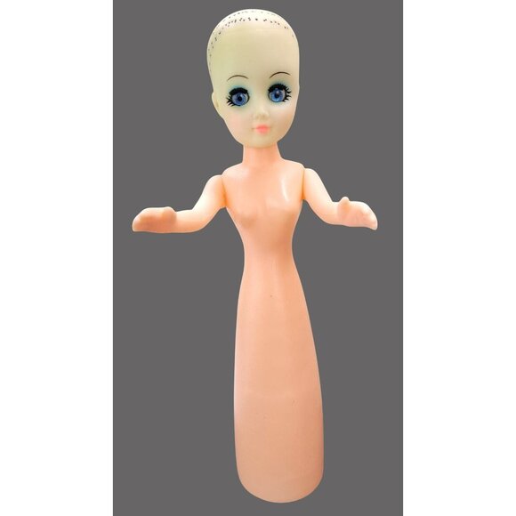 Vintage Creepy Dolls Haunted Terror Sisters Sleepy Eyes Lot Of 5 Cone DIY Craft - Picture 4 of 13